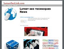 Tablet Screenshot of instantseolink.com
